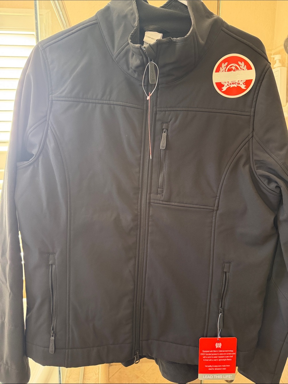Cinch Black Performance Softshell Jacket